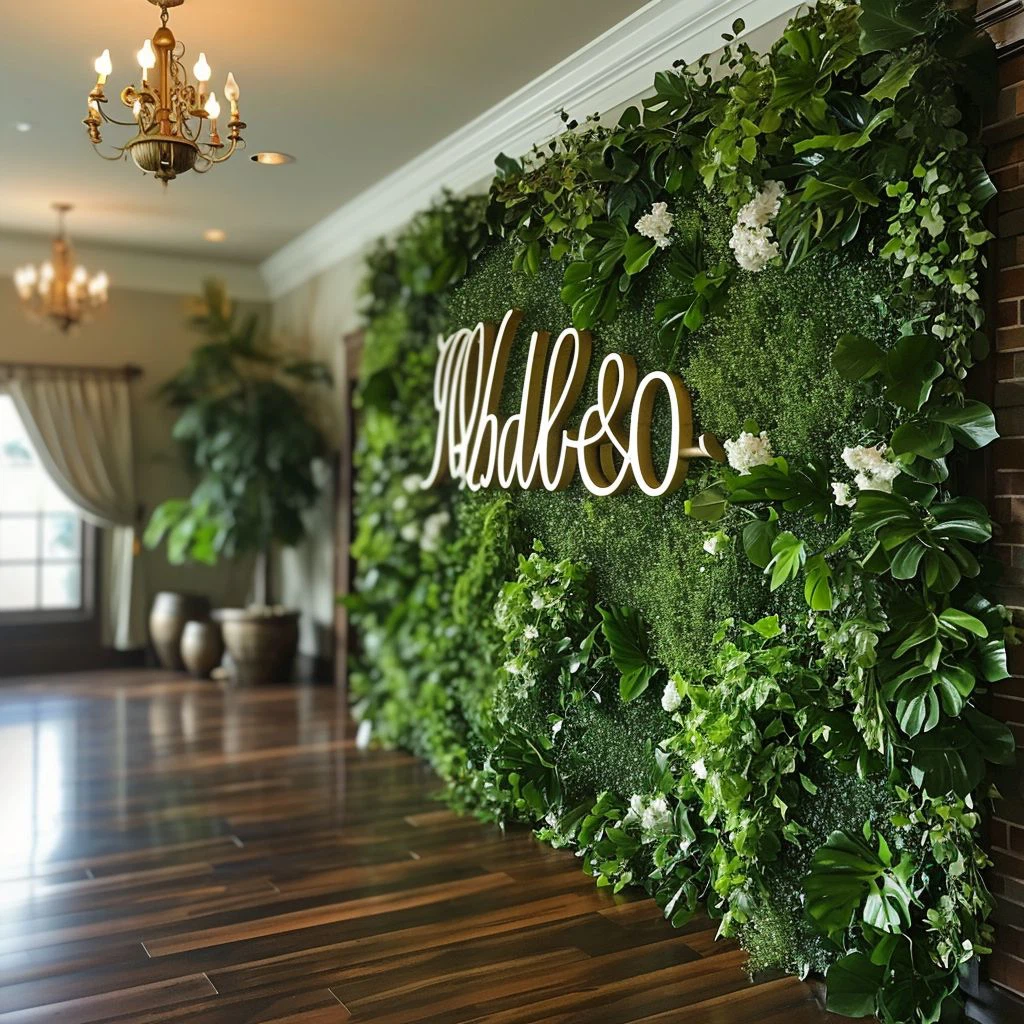 3D Artificial Plant Wall Flower Wall 3D Artificial Plant Wall Flower Wall