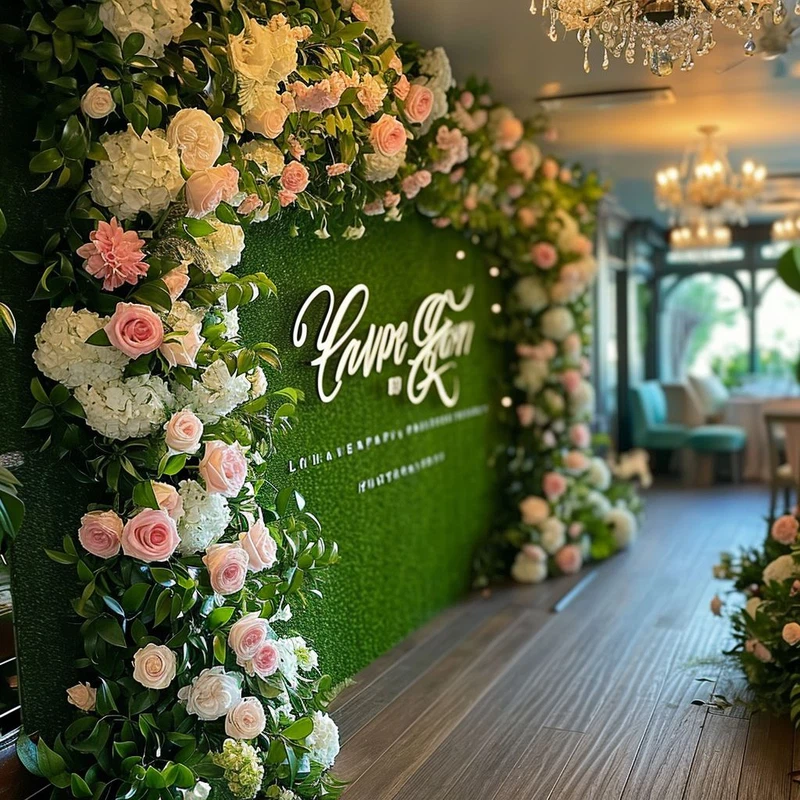 3D Artificial Flower Wall 3D Artificial Flower Wall